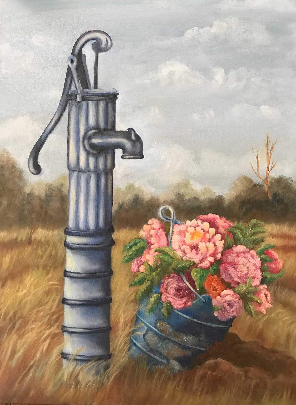 Water Pump &amp; Flower Pot